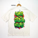 Oversized Off White Full O Amor De Cristo Nos Uniu