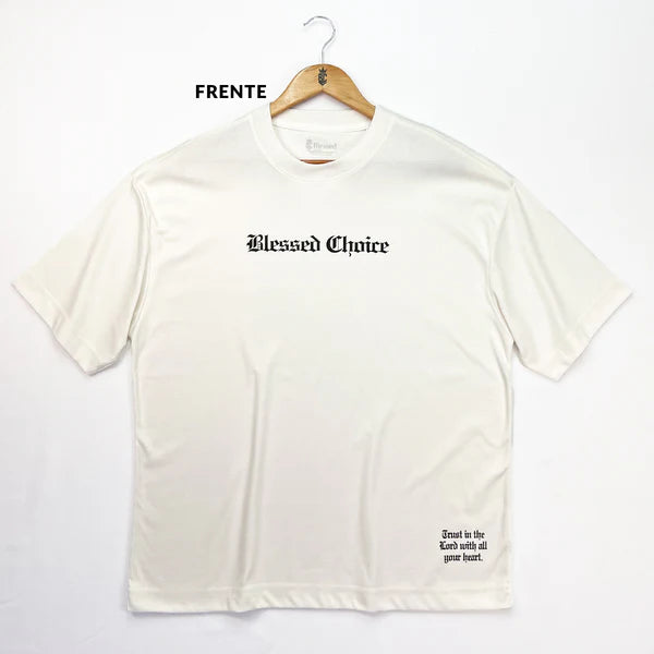 Oversized Off White Full O Amor De Cristo Nos Uniu