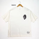 Oversized Off White Full Leão Cruz Cinza